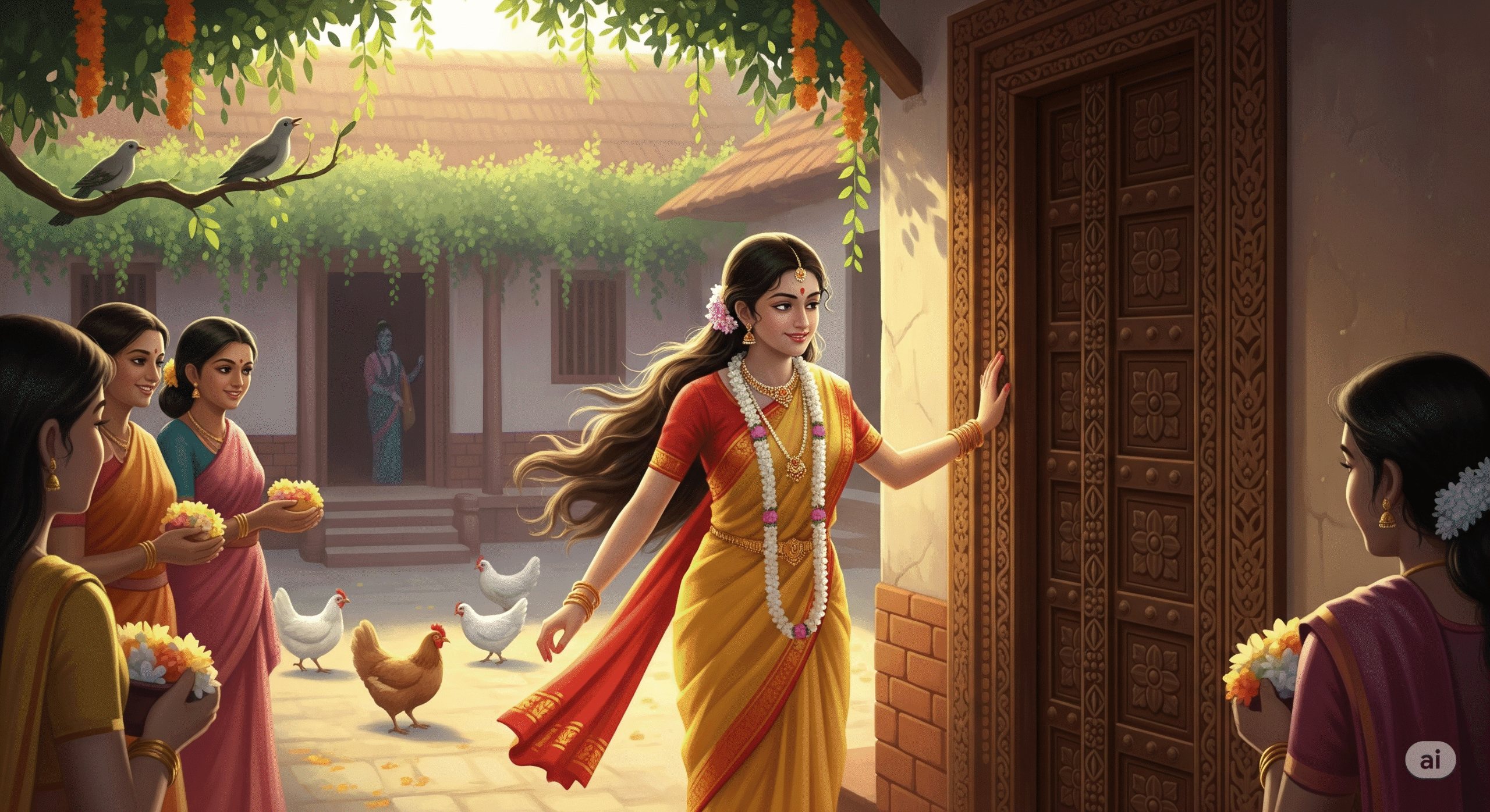 తిరుప్పావై 30 పాశురాలు Lyrics in Telugu | 18th Pasuram