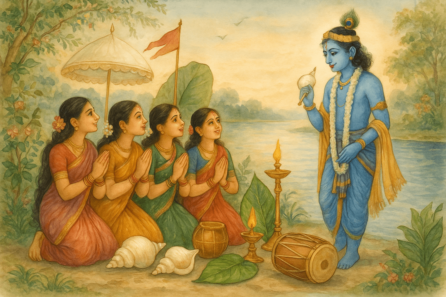 తిరుప్పావై 30 పాశురాలు Lyrics in Telugu | 26th Pasuram