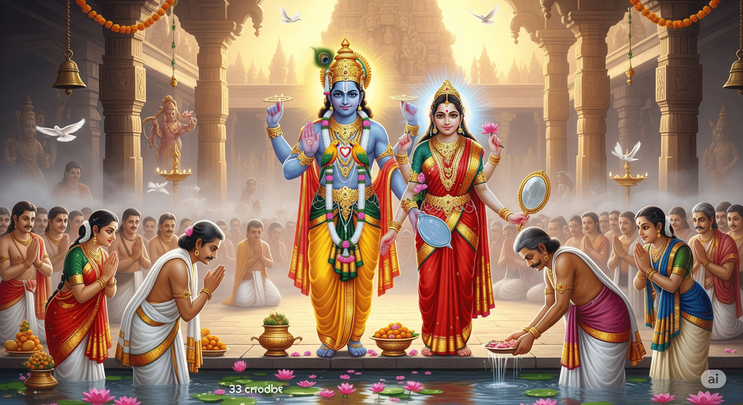 తిరుప్పావై 30 పాశురాలు Lyrics in Telugu | 20th Pasuram