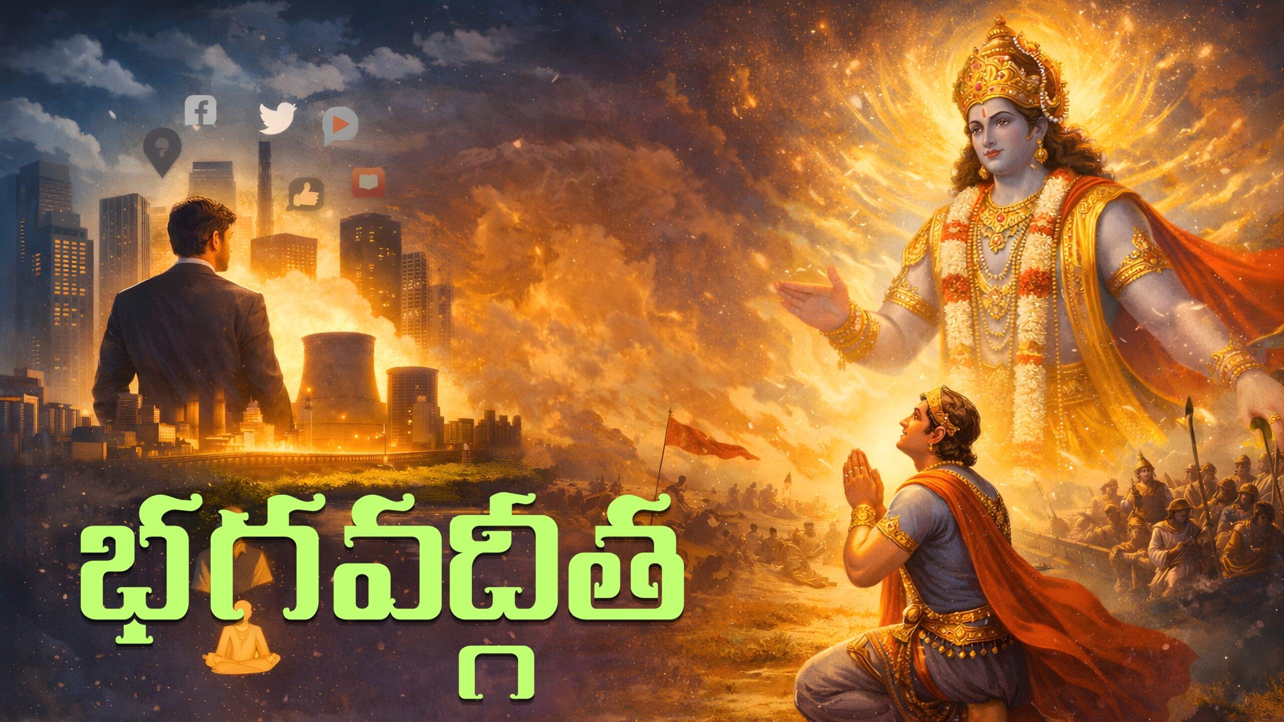 Bhagavath Geetha Telugu | భగవద్గీత 11వ అధ్యాయం 37 శ్లోకం